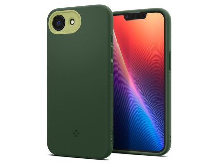 Pouzdro Spigen Nano Pop MagSafe pro iPhone 16e – matně zelené