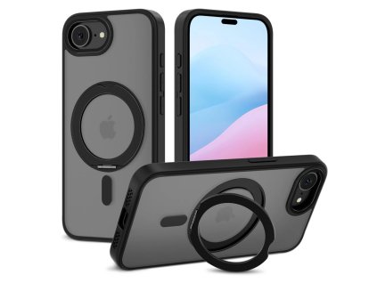 Pouzdro Tech‑Protect MagRing MagSafe pro Apple iPhone 16e – matná černá