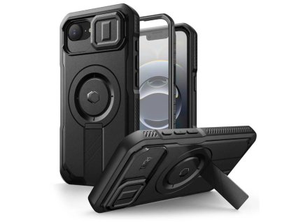 Pouzdro Tech‑Protect Kevlar MagSafe pro Apple iPhone 16e – černá