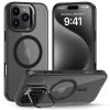 Pouzdro Tech-Protect MagStand MagSafe pro Apple iPhone 16 Pro Matná černá