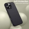 Pouzdro Tech-Protect silikonové MagSafe pro Apple iPhone 16 Pro matně černé