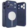 Pouzdro Tech-Protect Silicone MagSafe pro iPhone 17 Pro – Deep Blue
