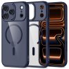 Pouzdro Tech-Protect MagMat MagSafe pro iPhone 17 Pro Max – Deep Blue / průhledná