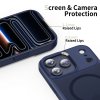 Pouzdro Tech-Protect MagMat MagSafe pro iPhone 17 Pro Max – Deep Blue