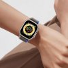 Nylonový řemínek Tech-Protect Nylon pro Apple Watch 8 / 9 / 10 / 11 / SE / Ultra (44 / 45 / 46 / 49 mm) – černá/oranžová
