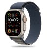 Řemínek Tech-Protect Nylon Pro pro Apple Watch 8 / 9 / 10 / 11 / SE / Ultra (44 / 45 / 46 / 49 mm) – tmavě modrá / šedá