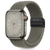 Řemínek Tech-Protect NylonMag pro Apple Watch 8 / 9 / 10 / 11 / SE / Ultra (44 / 45 / 46 / 49 mm) – Olive Grey