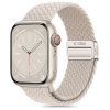 Řemínek Tech-Protect NylonMag pro Apple Watch 8 / 9 / 10 / 11 / SE (40 / 41 / 42 mm) – Natural Titanium