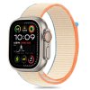 Řemínek Tech-Protect Nylon pro Apple Watch 8 / 9 / 10 / 11 / SE / Ultra (44 / 45 / 46 / 49 mm) – krémový