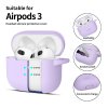 Silikonové pouzdro Tech-Protect Silicone Hook pro Apple AirPods 3 – Lavender