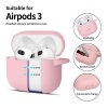 Silikonové pouzdro Tech-Protect Silicone Hook pro Apple AirPods 3 – Dusty Pink