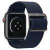 1136 2 spigen fit lite strap flexibilni textilni reminek pro apple watch 42 44 45 49mm tmave modry
