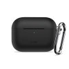 Silikonové pouzdro Tech-Protect Silicone Hook pro Apple AirPods Pro 3 – Black