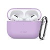 Silikonové pouzdro Tech-Protect Silicone Hook pro Apple AirPods Pro 3 – Lavender