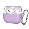 Silikonové pouzdro Tech-Protect Silicone Hook pro Apple AirPods Pro 3 – Lavender