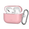Silikonové pouzdro Tech-Protect Silicone Hook pro Apple AirPods Pro 3 – Dusty Pink