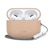 Silikonové pouzdro Tech-Protect pro Apple AirPods Pro 3 – Caffe Latte