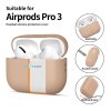 Silikonové pouzdro Tech-Protect pro Apple AirPods Pro 3 – Caffe Latte