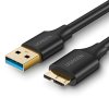 UGREEN US130 Datový a nabíjecí kabel Micro USB3.0/USB 3.0, délka 2m, černý