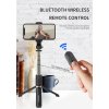 1442 11 wozinsky wsstk 01 bk selfie teleskopicka tyc 74cm se stativem tripod a bluetooth cerna