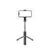 1442 18 wozinsky wsstk 01 bk selfie teleskopicka tyc 74cm se stativem tripod a bluetooth cerna