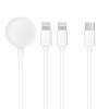 1457 ag premium c3168 nabijeci usb c kabel 3v1 2x lightning a apple watch 10w 1 2 m bily