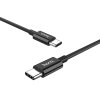 191 1 hoco x23 datovy a nabijeci kabel usb c usb c a podporou pd 1 0m 3a cerna