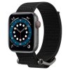 2075 spigen durapro flex flexibilni textilni reminek pro apple watch 42 44 45 49mm cerny