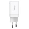 BASEUS CCSUPP-E02 Super Si nabíječka USB-C PD a USB s výkonem 30W, bílá