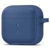 2324 5 spigen silicone fit kryt s karabinou pro apple airpods 3 2021 modry