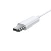 BASEUS Encok C17 (NGCR010002) Prémiová USB-C sluchátka s mikrofonem, délka 1,1m, bílá