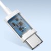 BASEUS Encok C17 (NGCR010002) Prémiová USB-C sluchátka s mikrofonem, délka 1,1m, bílá