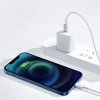 BASEUS CATLYS-A02 Datový a nabíjecí kabel USB-C/Lightning s podporou PD 20W, 1m, bílý