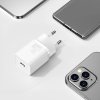 BASEUS TZCCSUP-B02 Super Si nabíječka s kabelem USB-C/Lightning a výkonem 20W, bílá