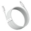 BASEUS TZCATLZJ-02 Simple Wisdom kabel USB-C/Lightning PD 20W, 1,5m, bílý, 2-pack