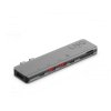 3104 linq lq48012 pro tb macbook usb c hub 7v2 hdmi 2x usb c 2x usb sd microsd space grey