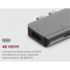 3104 3 linq lq48012 pro tb macbook usb c hub 7v2 hdmi 2x usb c 2x usb sd microsd space grey