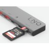 3104 11 linq lq48012 pro tb macbook usb c hub 7v2 hdmi 2x usb c 2x usb sd microsd space grey