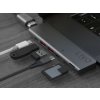 3104 12 linq lq48012 pro tb macbook usb c hub 7v2 hdmi 2x usb c 2x usb sd microsd space grey