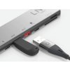 3104 12 linq lq48012 pro tb macbook usb c hub 7v2 hdmi 2x usb c 2x usb sd microsd space grey