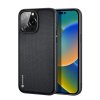 DUX DUCIS Fino Series Odolný kryt s textilními zády pro iPhone 14 Pro Max, černý