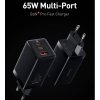 3389 7 baseus ccgp050102 gan3 pro triportova nabijecka usb 2x usb c pd 65w a usb c kabel bila