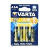 344 varta longlife alkalicka tuzkova baterie aaa 1 5v lr03 4 kusy