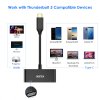 3875 4 choetech hub m03 miniaturni hub 2v1 hdmi 4k 60hz usb c pd 60w cerny