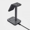3899 4 estuff es638201 bezdratova magsafe nabijecka 3v1 pro iphone airpods a watch 15w tmave seda
