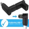 4037 5 microconnect uhlovy adapter usb c 3 2 male female samec samice pd az 100w cerny
