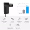 4037 2 microconnect uhlovy adapter usb c 3 2 male female samec samice pd az 100w cerny