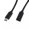 4040 1 microconnect prodluzovaci kabel samec samice usb c 3 1 pd az 60w 1m cerny