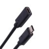 4040 2 microconnect prodluzovaci kabel samec samice usb c 3 1 pd az 60w 1m cerny