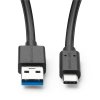 4052 1 microconnect odolny datovy a nabijeci kabel usb usb c 3 2 0 5m cerny